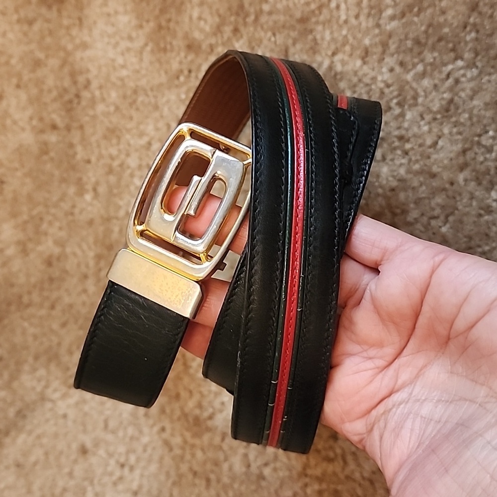 Gucci GG Vintage Reversible Belt
